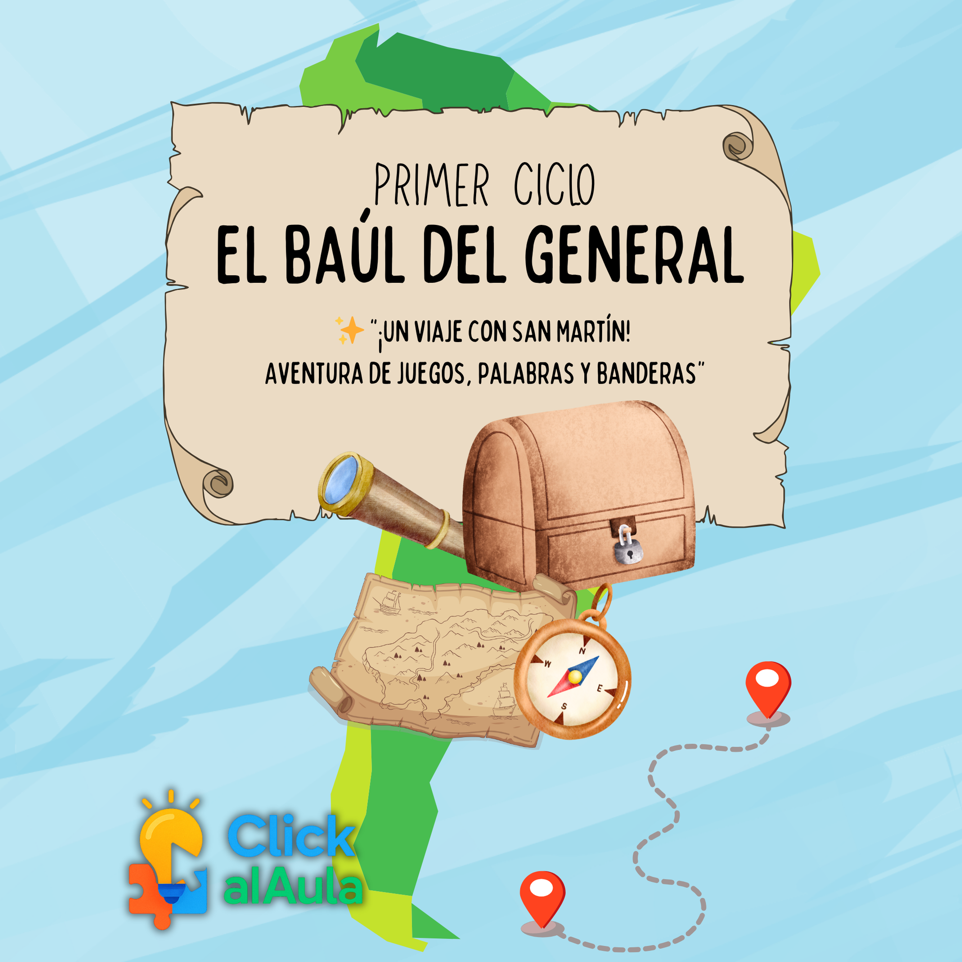 ¡Una aventura histórica para recordar a San Martín en Primer Ciclo!